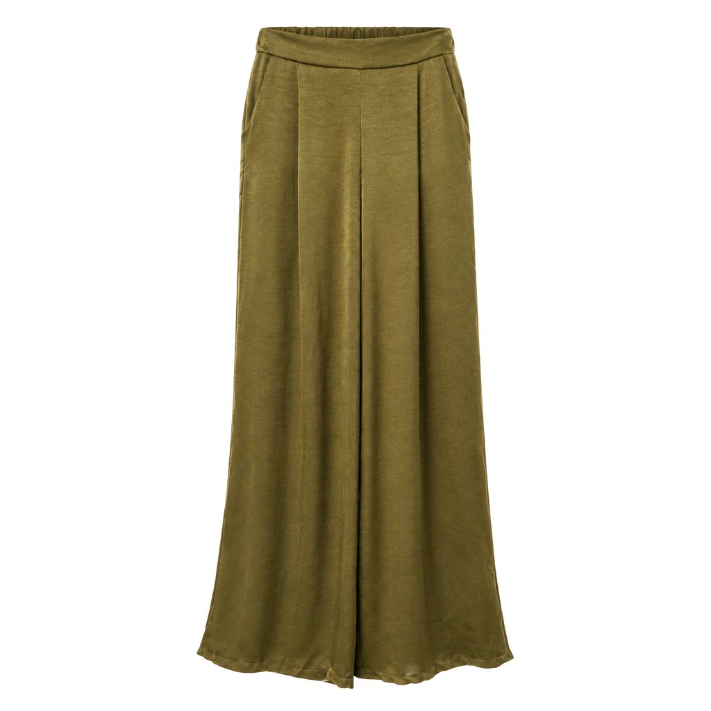 Satin trousers